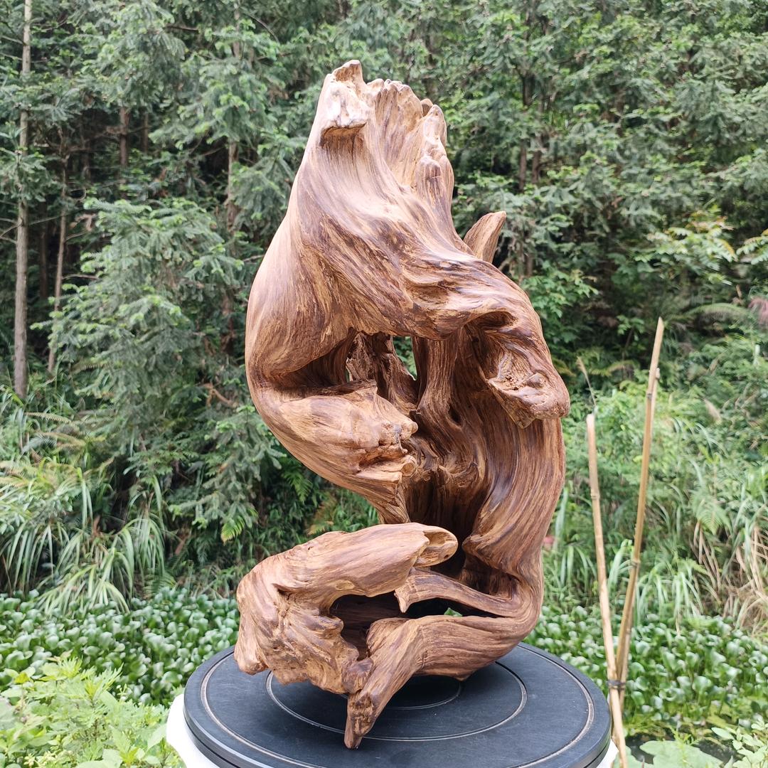 千古土沉香木根艺