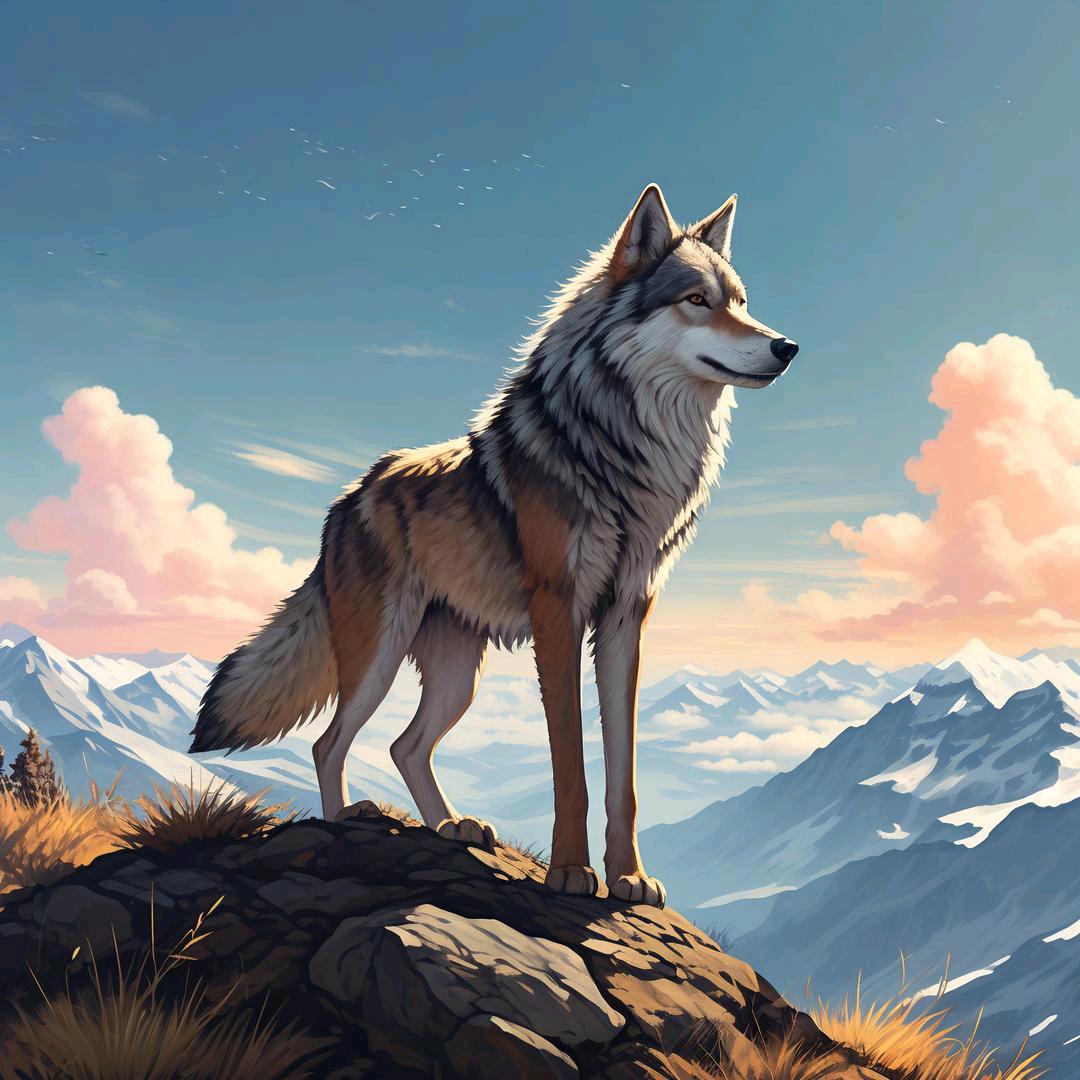 孤狼不饮黄昏酒