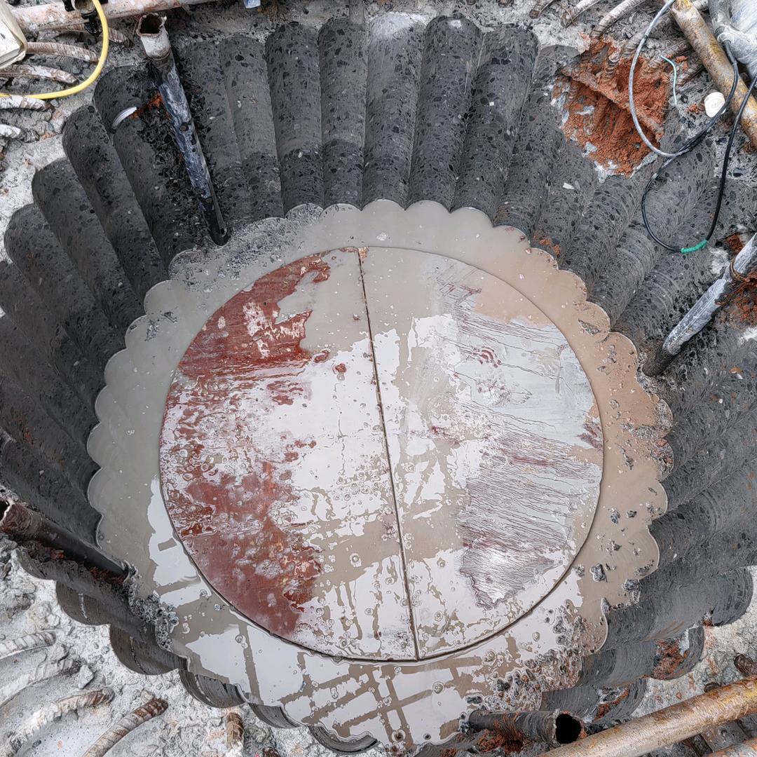 断桩处理水磨钻小李《桩掏凝芯》