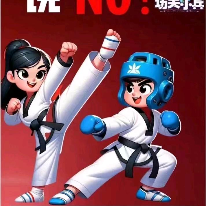 爱跆拳道的蔡教练