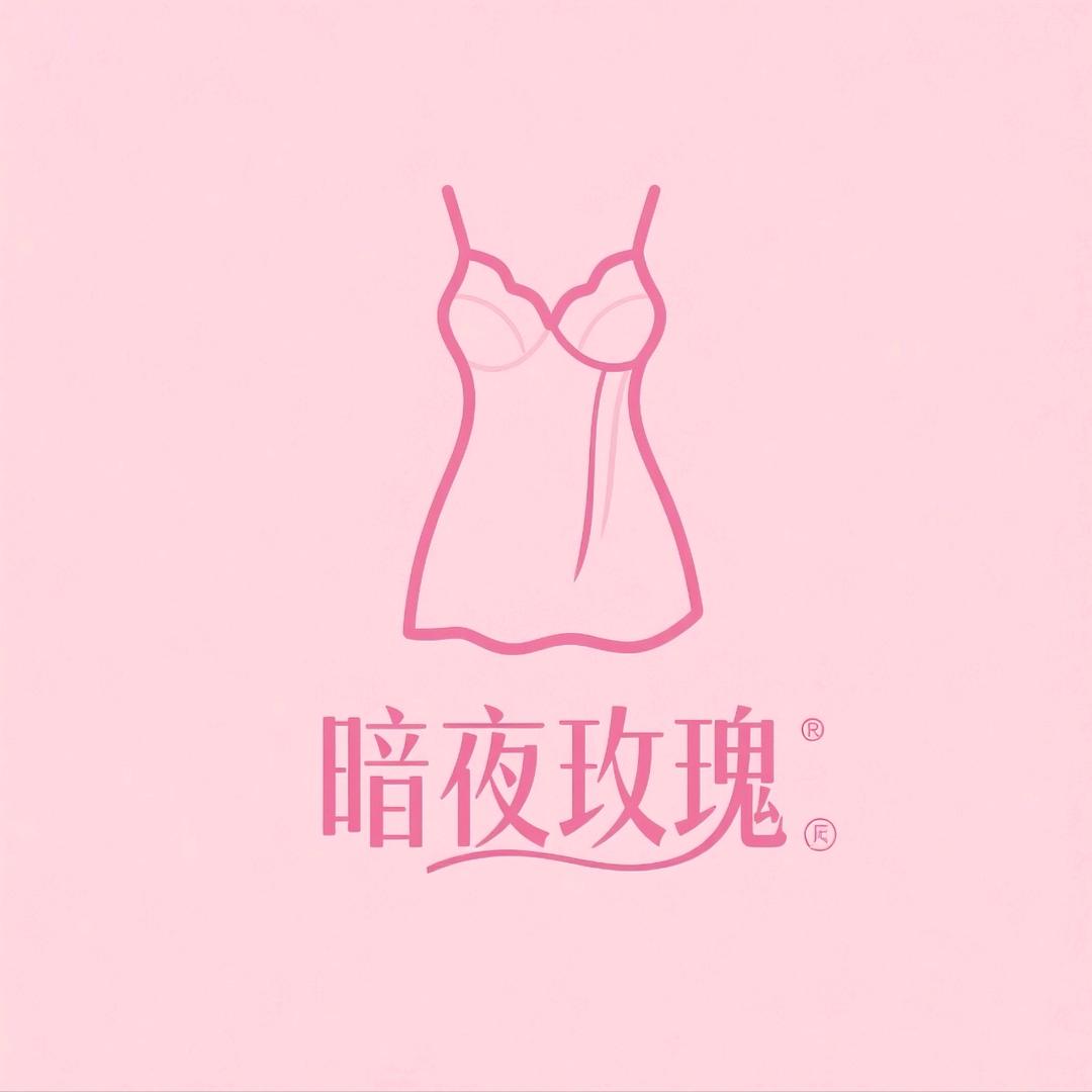 暗夜玫瑰轻奢睡衣