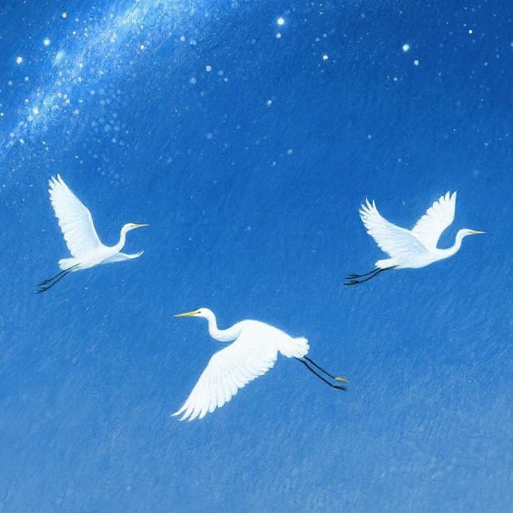 星河鹭起