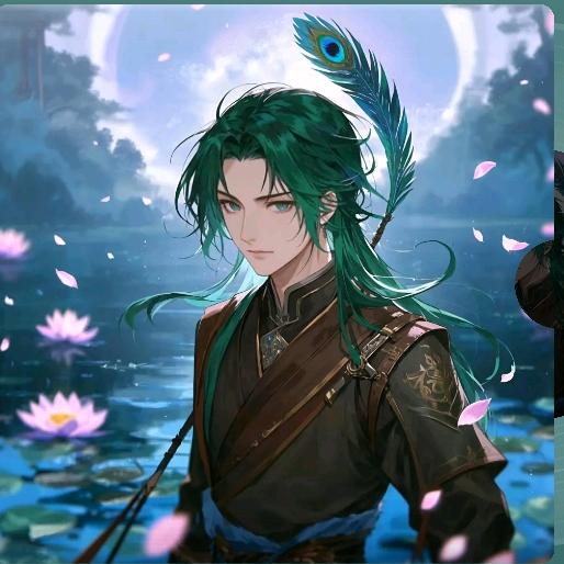 孔雀/不动明王_孔雀草