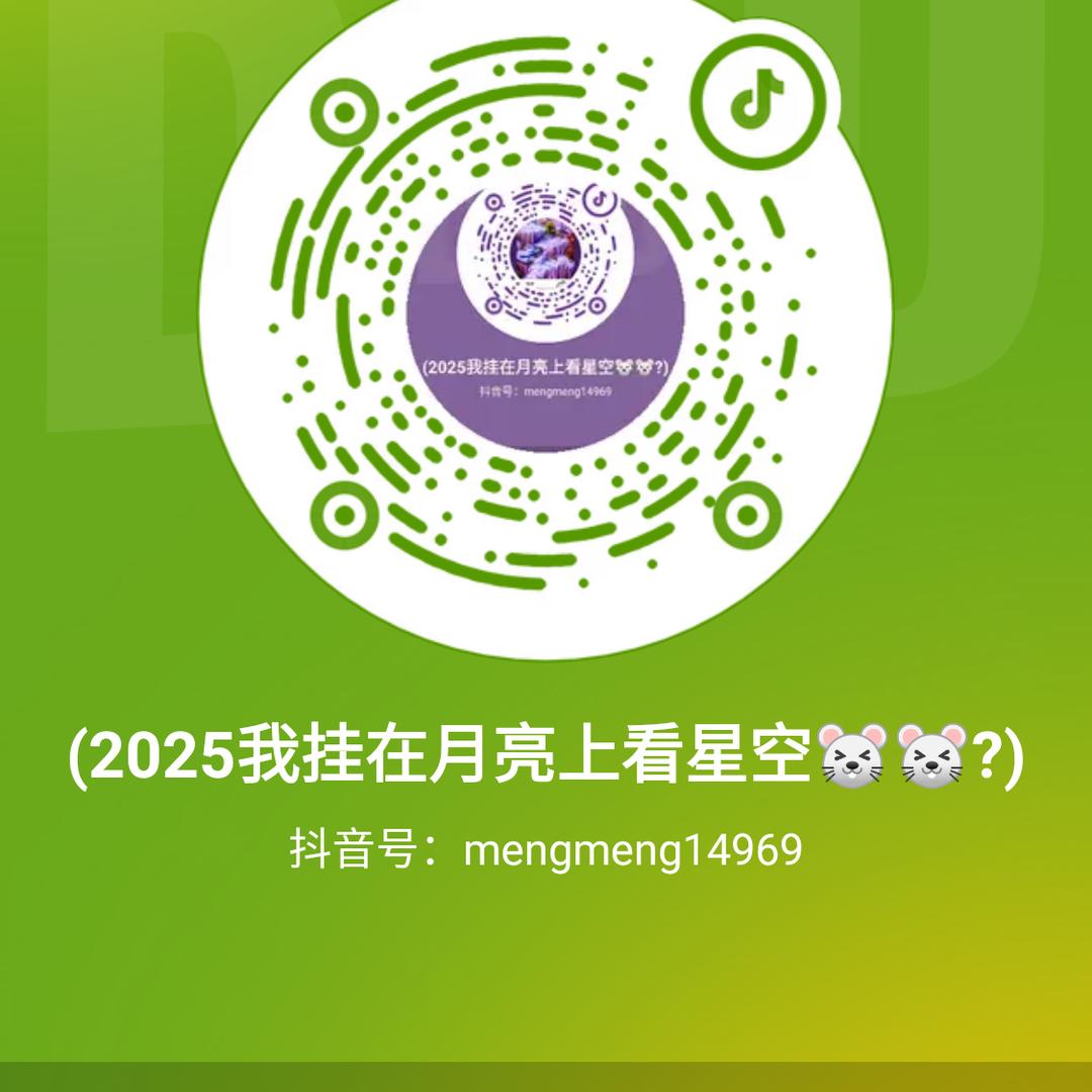 (2025我挂在月亮上看星空🐭🐭?)