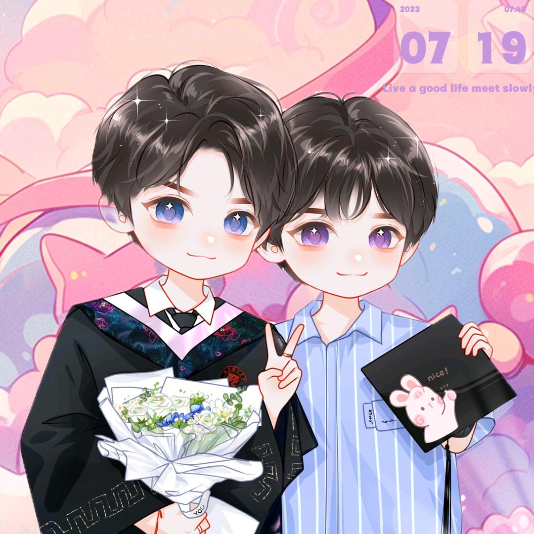 馆长记得要开心【💙💜】