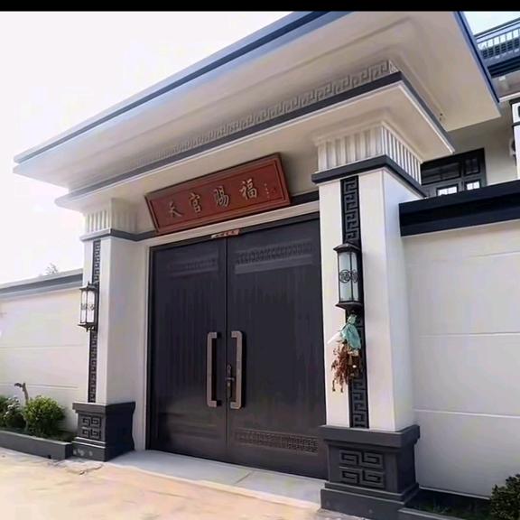 阿豪新中式一体现浇门楼