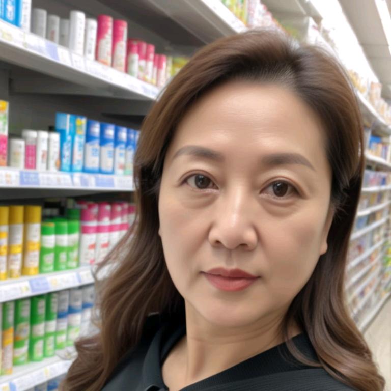 刘云霞一个人