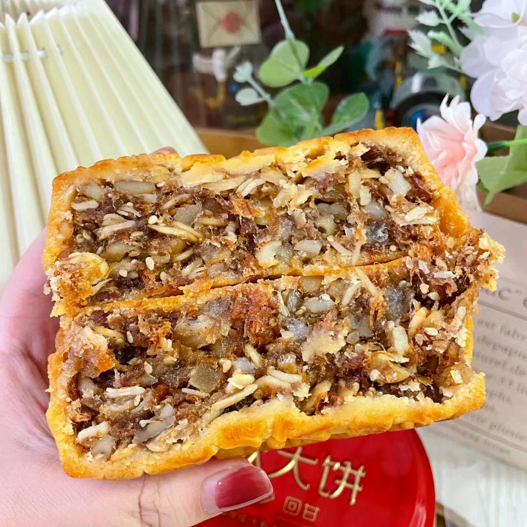 广西会馆黄记五仁叉烧月饼工厂店