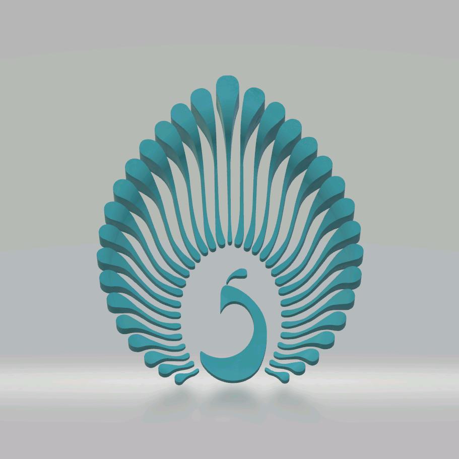 朱桦『孔雀顶墙』