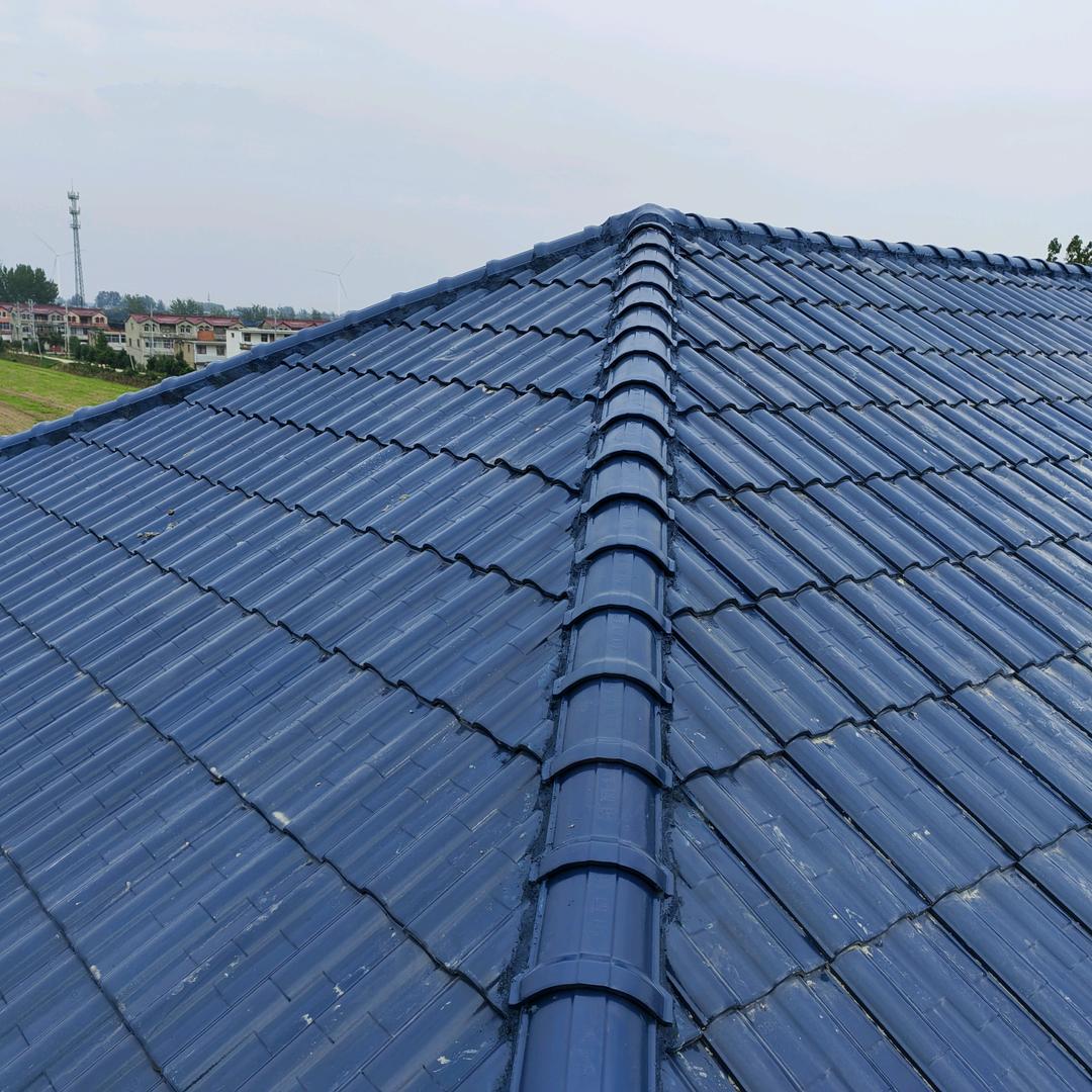 皖星钢结构琉璃瓦—雪哥