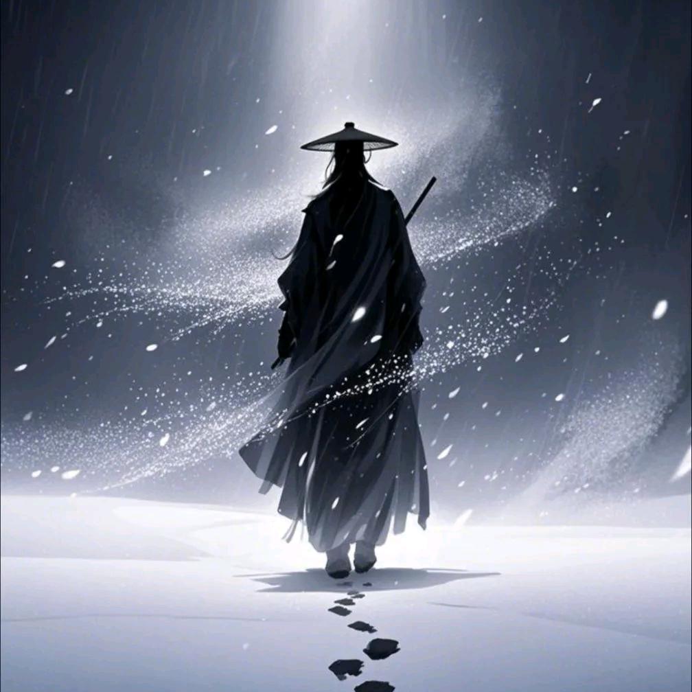寒江孤影