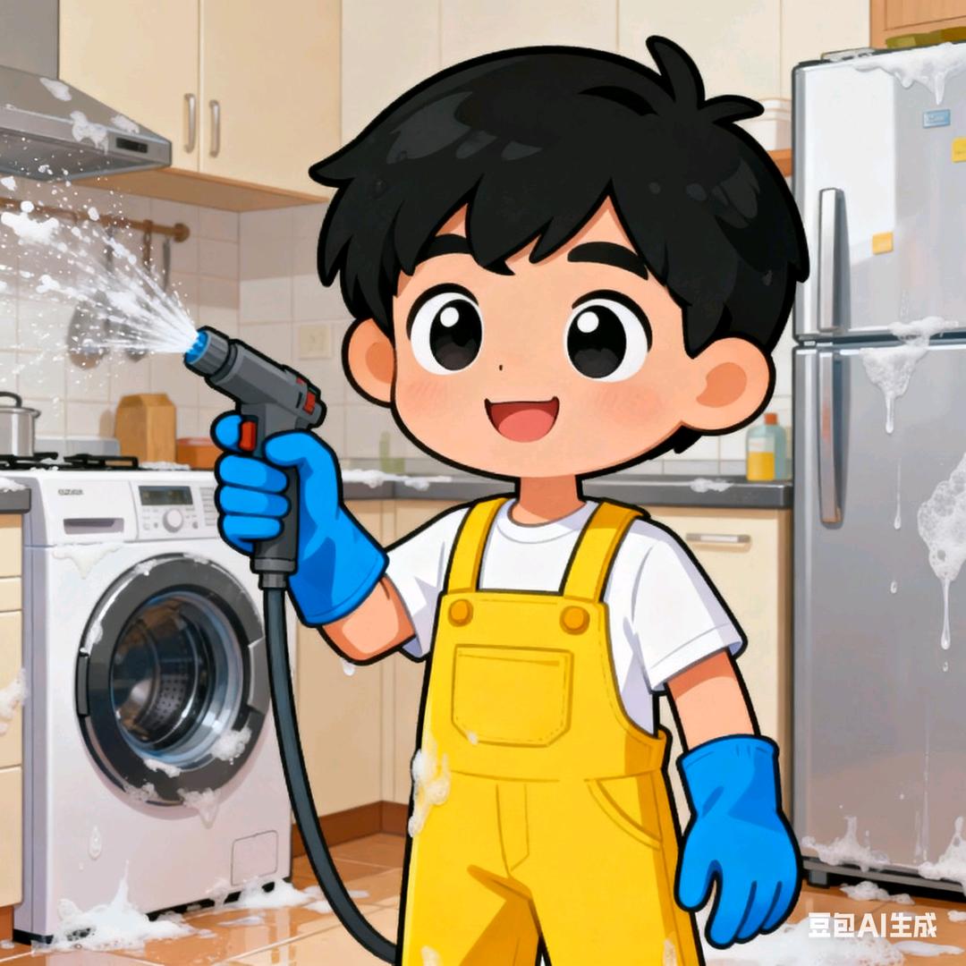 做清洗的小哥哥