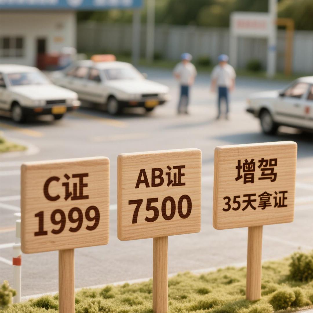 驰诚驾校丁教练报名处