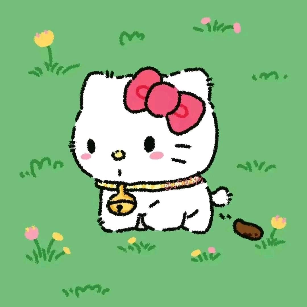 一只拉屎的Kitty猫头像