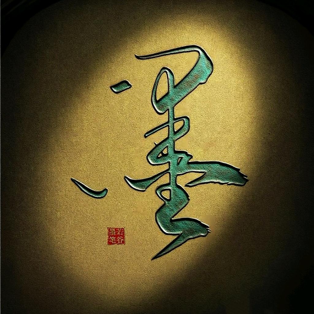 若谷墨筆