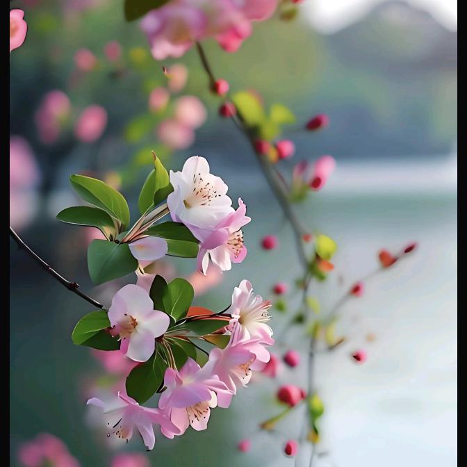 海棠花瘦
