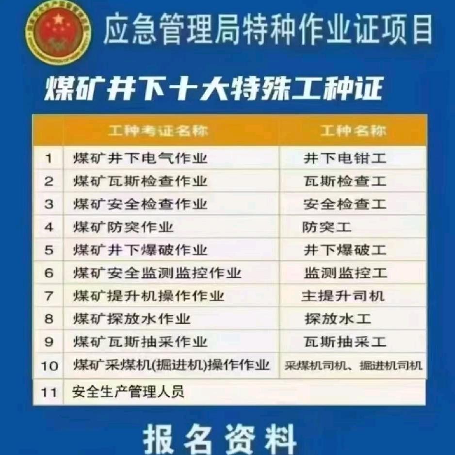煤矿特种证培训李老师