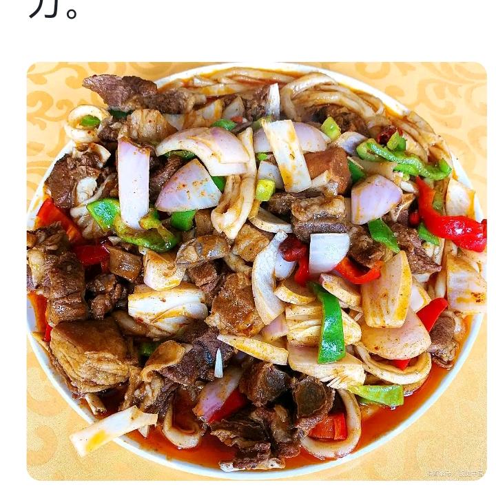 酸萝卜炒牦牛肉