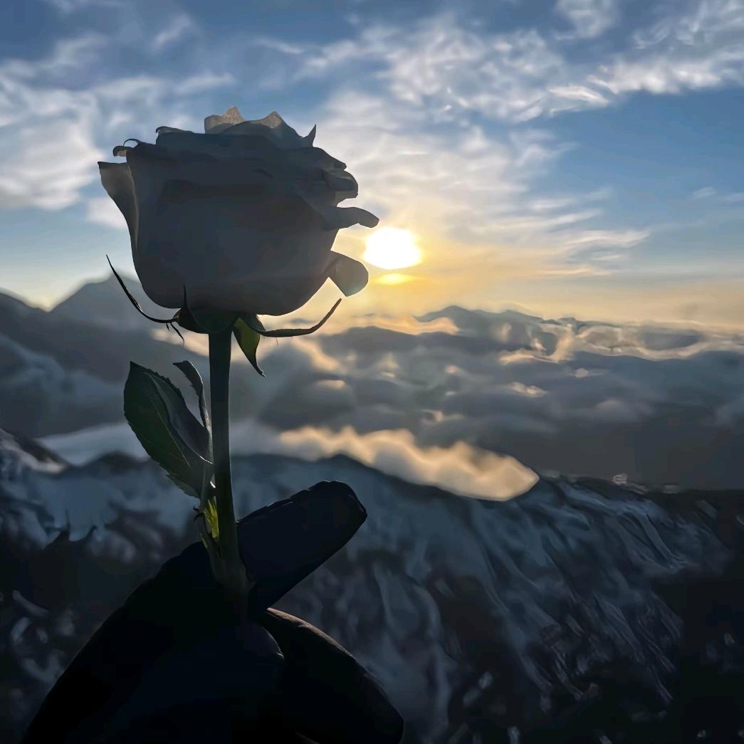 一直游到海水变蓝～