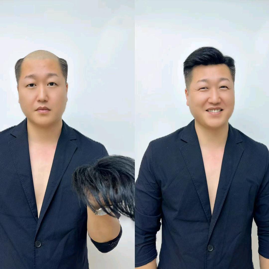 逸帆生丝界假发补发波波
