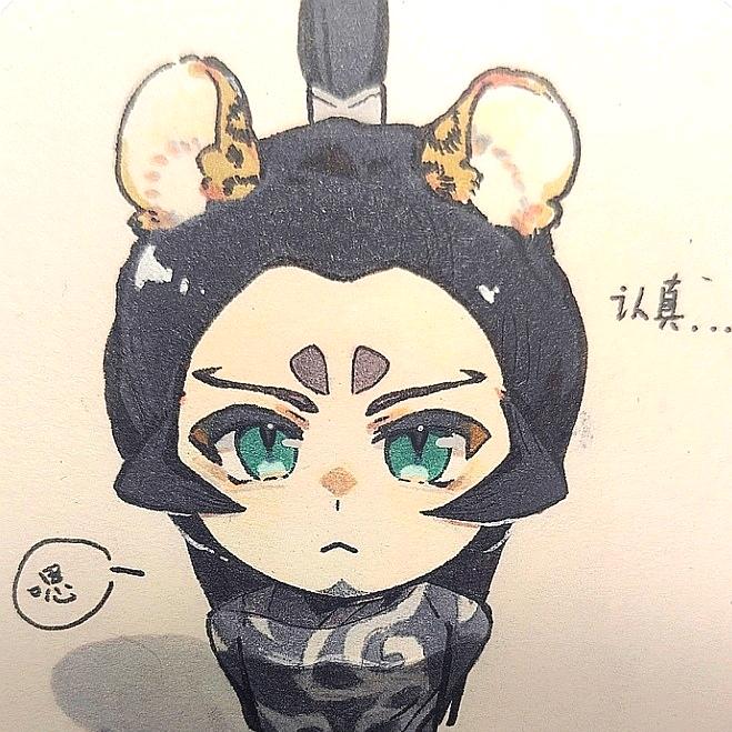 社畜稻草人头像