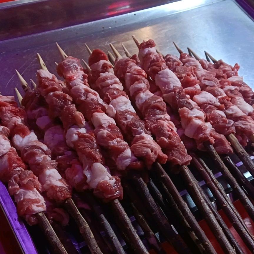 松江柱子烧烤羊肉串