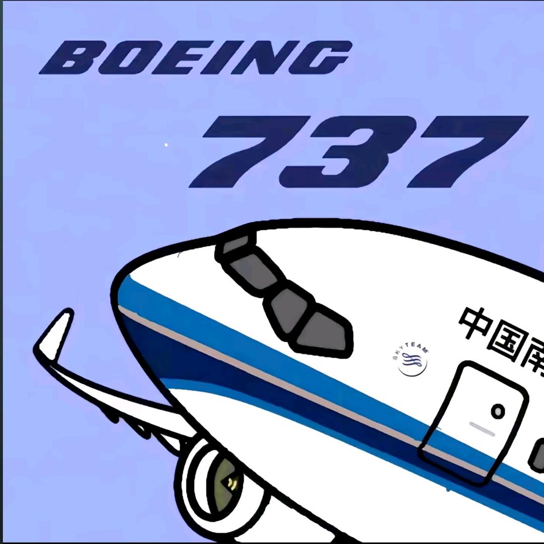 中国南方的波音737