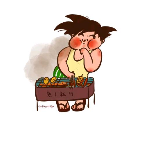 佳子户外溜达烤串