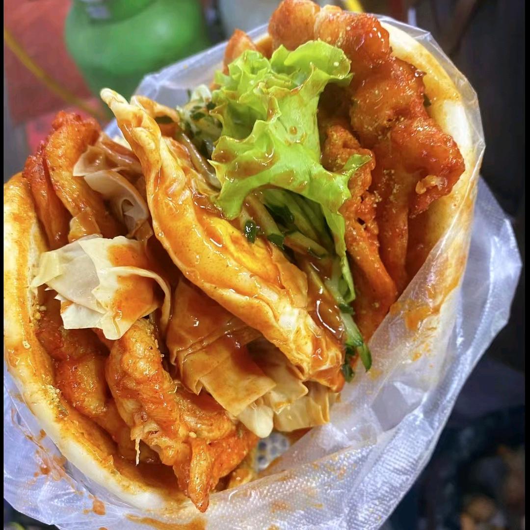 蕾姐~超大里脊肉饼