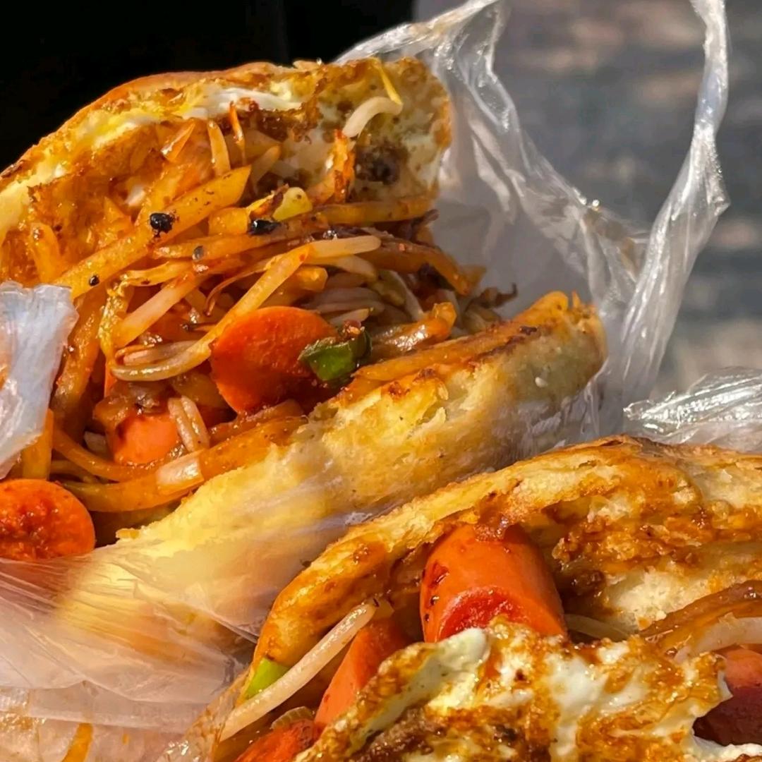 豫北王记烧饼夹菜