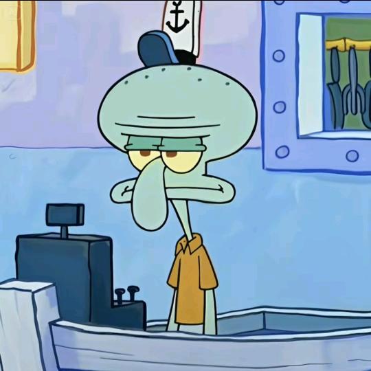 蟹黄堡里面的那只臭脸章鱼