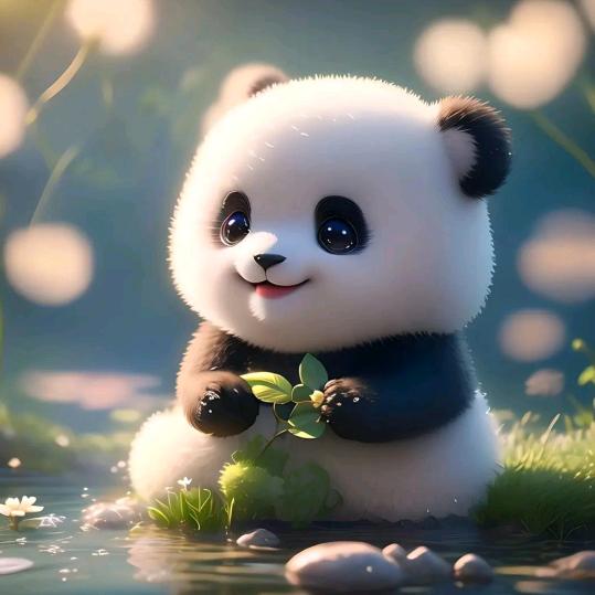 🎋🐼骑着熊猫逛抖音😂💨