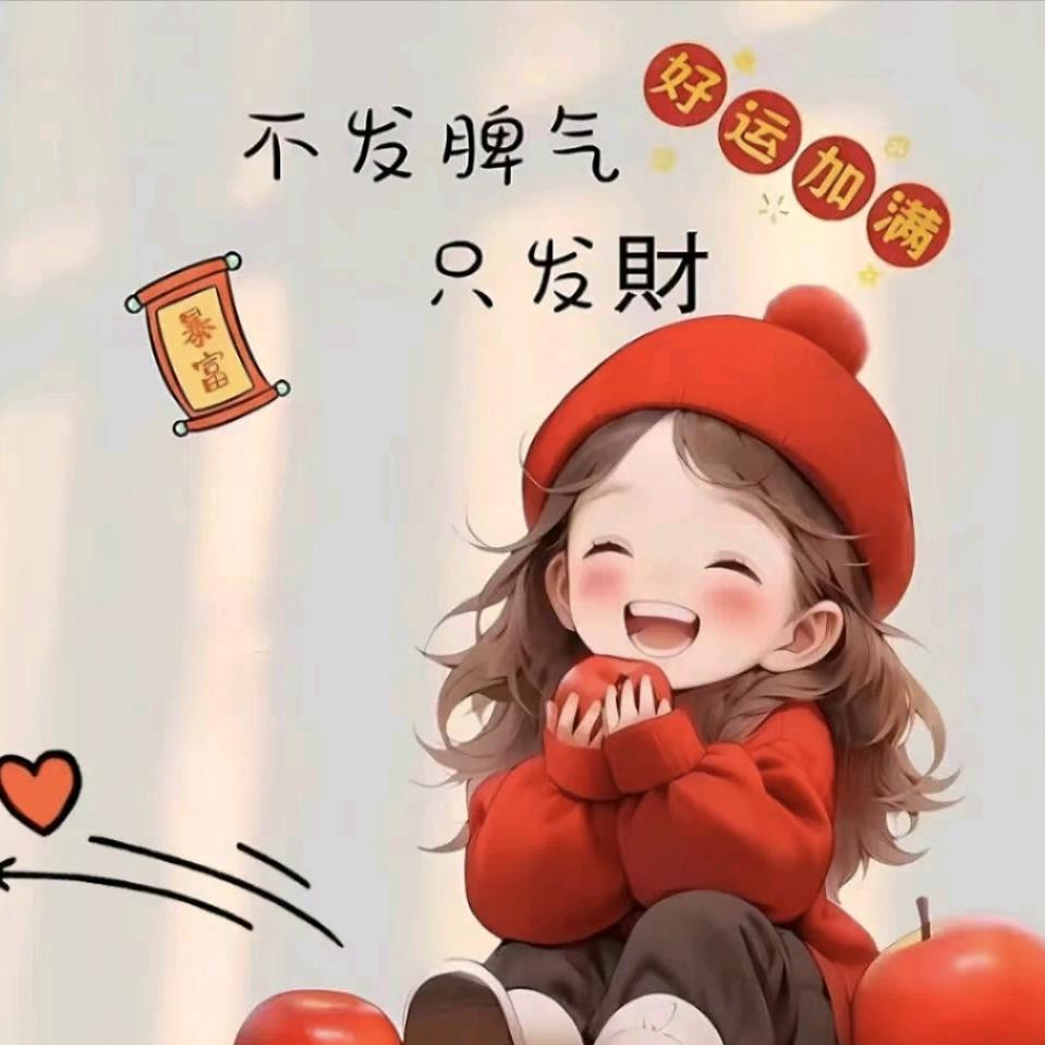 不发脾气只发财