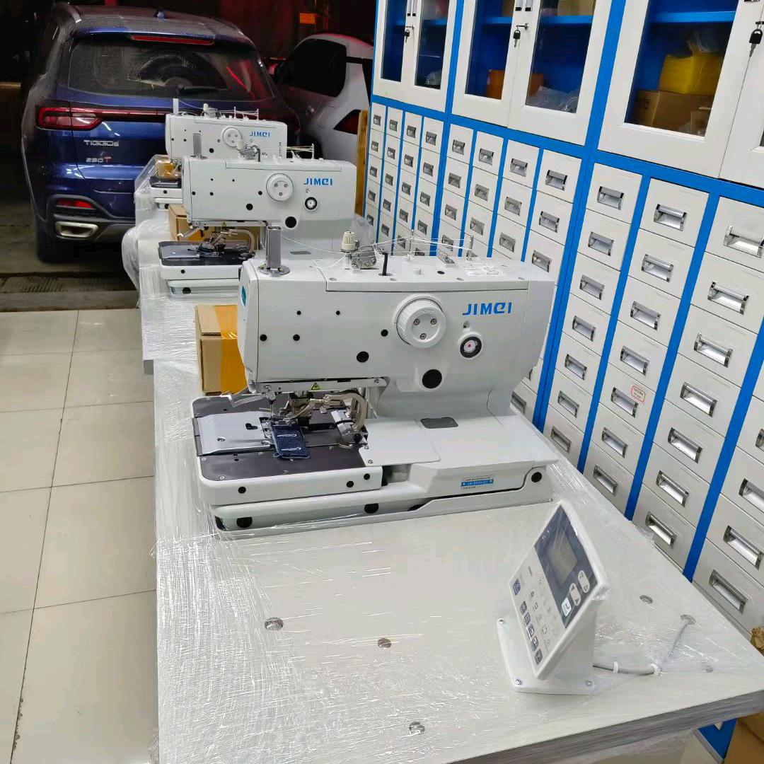 极美9820电脑凤眼机，电脑园头锁眼机