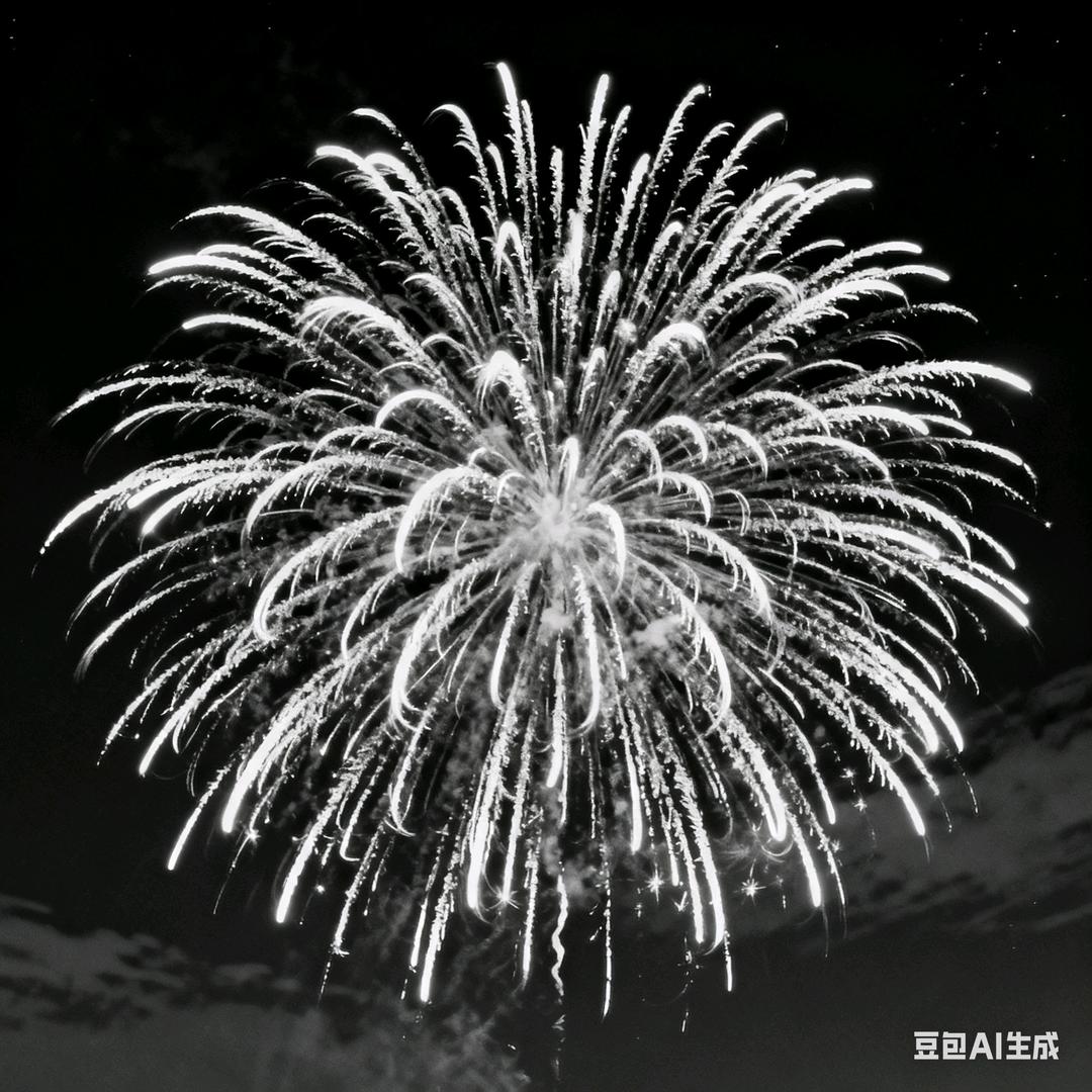 黑白烟火