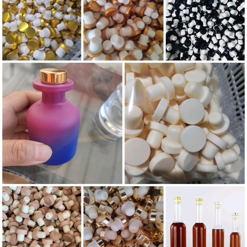 创美包装～彭丹～做高分子瓶塞，香熏盖