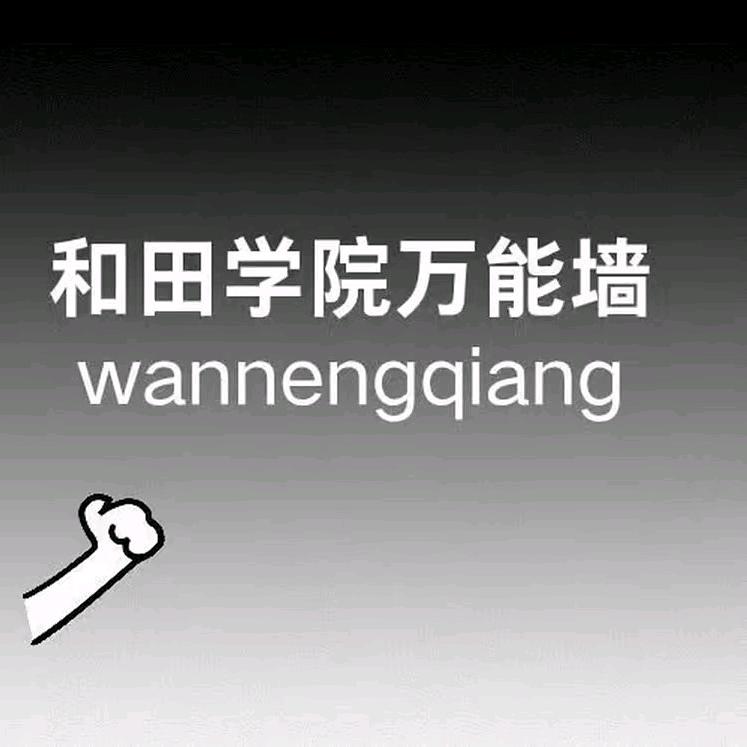 新疆和田学院万能墙