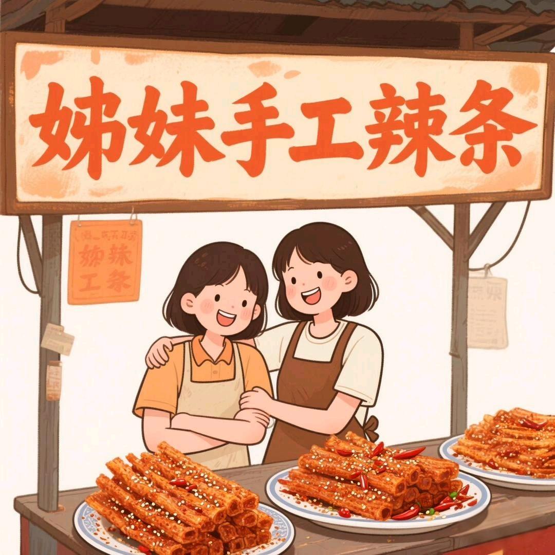 姊妹·现蒸纯手工辣条（可配送）