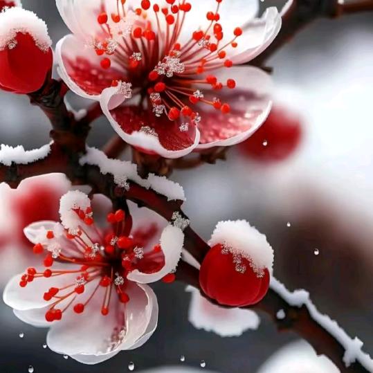 傲雪寒梅