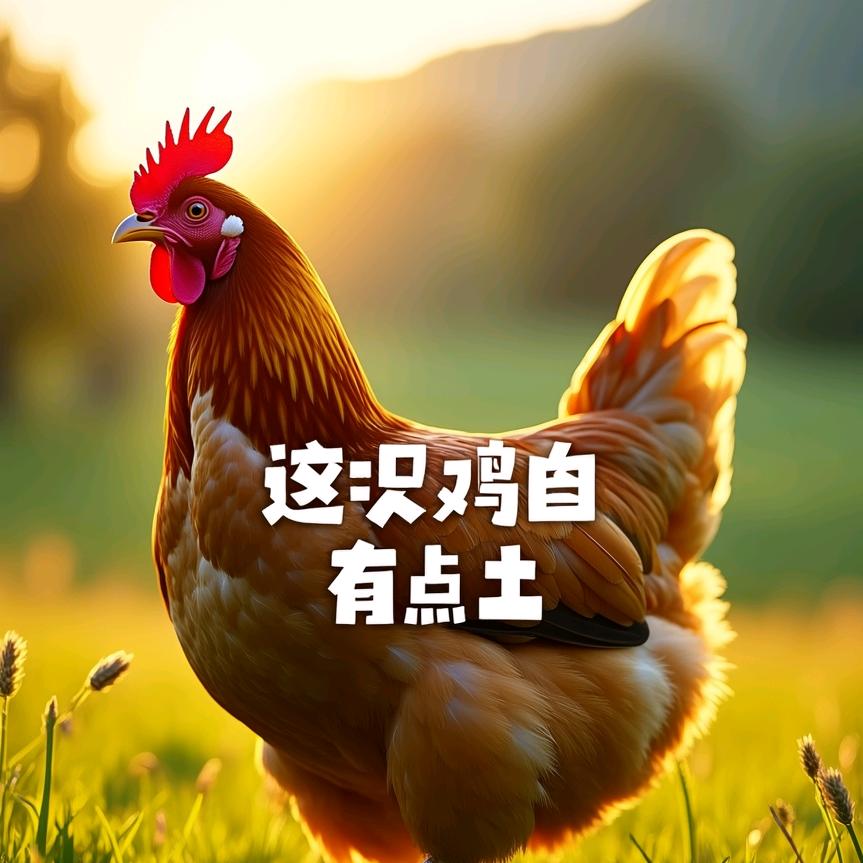 这只鸡有点土