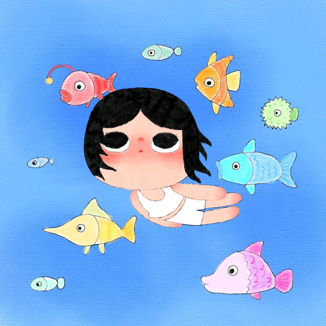 魚.