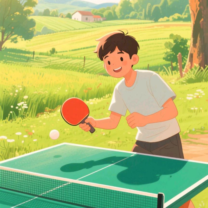 村里的乒乓