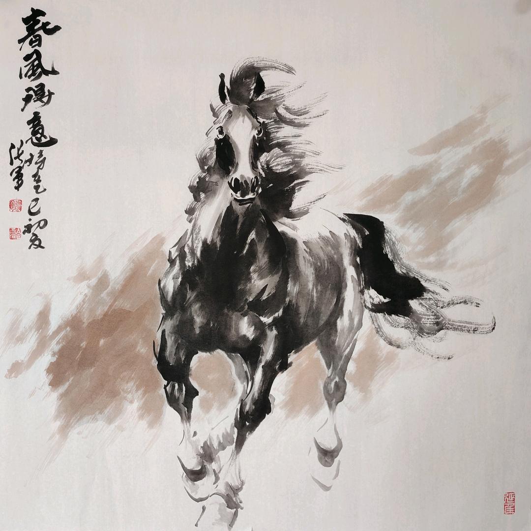 张军儿国画