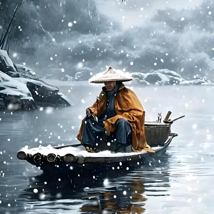 寒江孤影