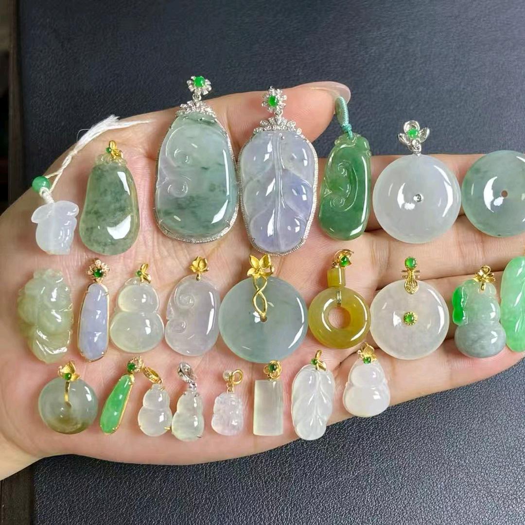 玉归仁平价翡翠水贝