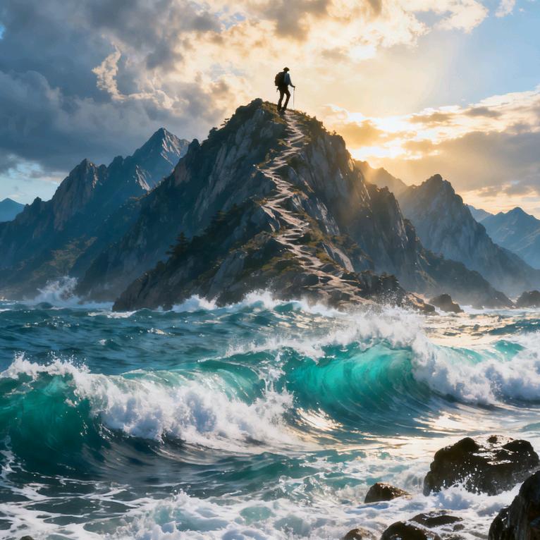 海纳百川  峰行致遠