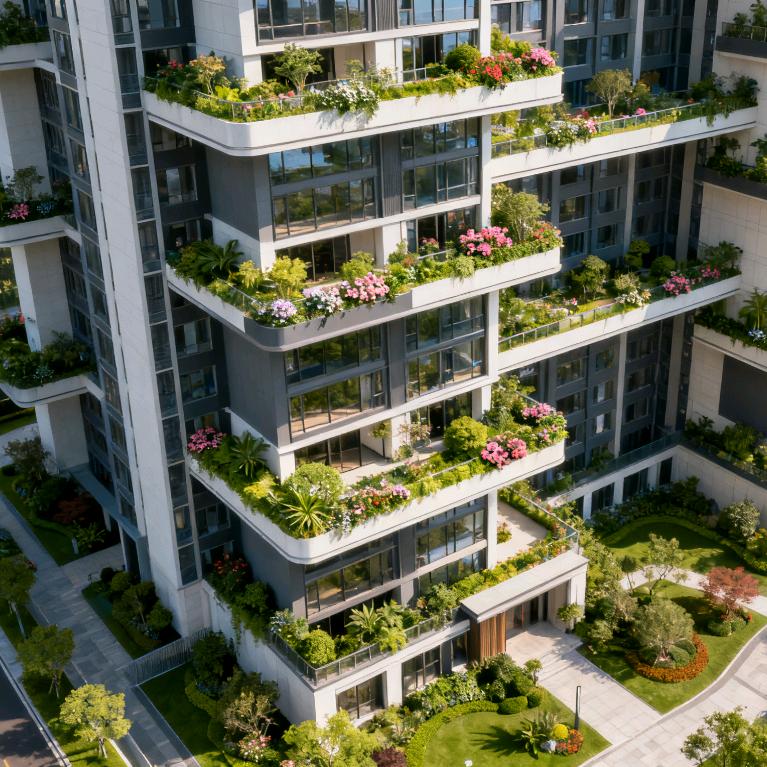 名扬学府💎空中花园第四代智能住宅