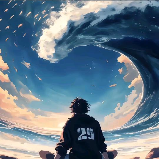 秋水长天