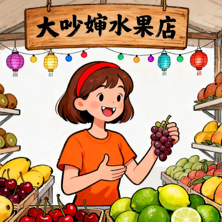 大吵婶$水果店