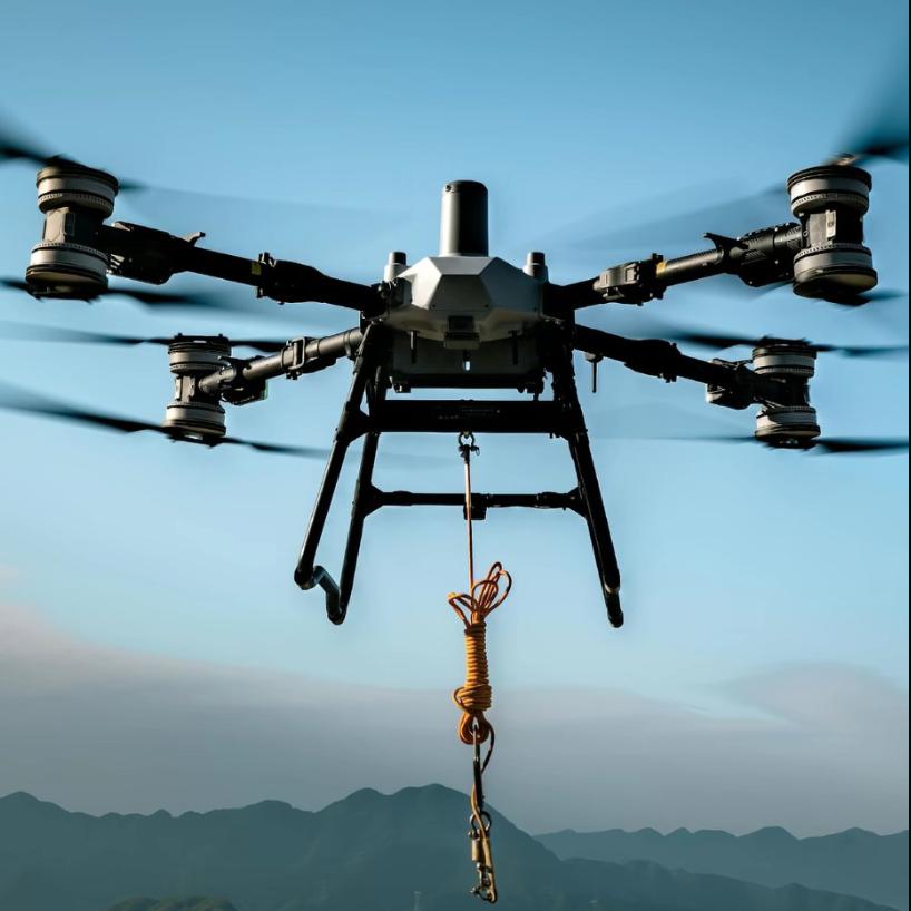 贵州领翼无人机吊运团队   小龙